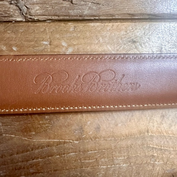 Men’s Brooks Brothers brown belt size 34 - Picture 3 of 4